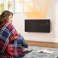 HOMCOM 2000W 5-35℃ Smart Control Heater - Black - 9