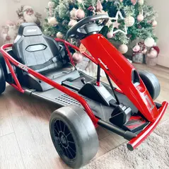 HOMCOM 24V Electric Go Kart for Kids, Drift Ride-On Racing Go Kart with 2 Speeds, for Boys Girls Aged 8-12 Years Old, Red - 9
