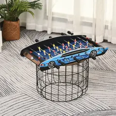 HOMCOM 29 Inch Mini Tabletop Football Foosball Gaming Table  Play Fun Game 74.5L x 36.1W x 12H CM - 2