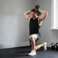 HOMCOM 20KG Single Rubber Hex Dumbbell Portable Hand Weights Dumbbell Home Gym - 9