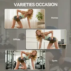 HOMCOM 2x12.5KG Rubber Hex Dumbbell Portable Hand Weights Dumbbell Home Gym - 6