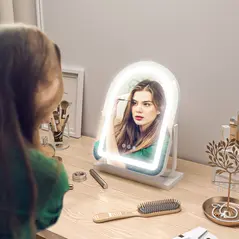 HOMCOM 33 x 44.5cm LED Vanity Mirror - White - 9