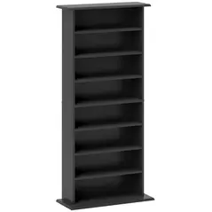 HOMCOM 360 CD Storage Unit - Black - 1