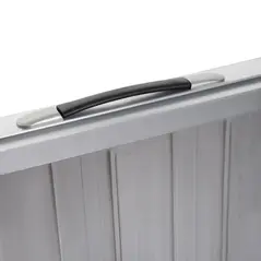 HOMCOM 3ft Folding Aluminum Wheelchair Ramp Scooter Portable Mobility Assist Suitcase Access Aid Disabled - 9