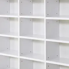 HOMCOM 33 Adjustable Compartment Storage Unit - White - 9