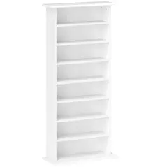 HOMCOM 360 CD Storage Unit - White - 1