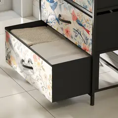 HOMCOM 4-Drawer Chest of Drawers - White - 9