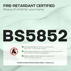 HOMCOM 4-in-1 Velvet-Feel Single Chair Bed, with Pillow - Green - 9