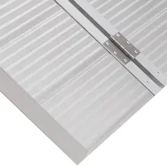 HOMCOM 4ft Folding Aluminum Wheelchair Ramp Scooter Portable Mobility Assist Suitcase Access Aid Disabled - 7