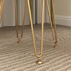 HOMCOM 5L Velvet-Feel Storage Ottoman - Green - 8