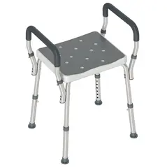 HOMCOM 57-69cm Aluminium Frame Bath Seat - 1