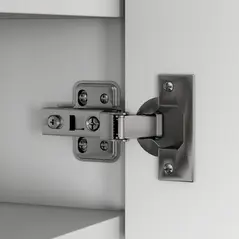 HOMCOM 60 x 15 cm Double Door Bathroom Mirror Cabinet - White - 9