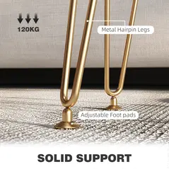 HOMCOM 5L Velvet-Feel Storage Ottoman - Green - 7