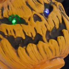 HOMCOM 6'2" Witch with Broomstick Halloween Animatronic, with Glowing Eyes - 8