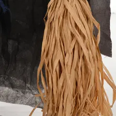 HOMCOM 6'2" Witch with Broomstick Halloween Animatronic, with Glowing Eyes - 9