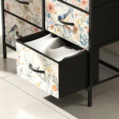 HOMCOM 6-Drawer Chest of Drawers - White - 9