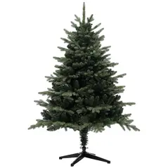 HOMCOM 5ft Artificial Spruce Christmas Tree - Green - 1