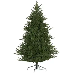 HOMCOM 5ft Bushy and Bare Artificial Christmas Tree - Green - 1