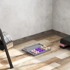 HOMCOM 6Kg Dumbbell Set, Fitness Weight Set for Men and Women, Home Gym Workout, Pink, Purple, Brown - 8