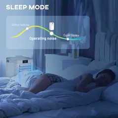 HOMCOM 8000 BTU Air Conditioning Unit, 3-in-1 Portable Air Conditioner, Dehumidifier, Cooling Fan with Remote Control, Digital Display, 2 Speeds, 24H Timer, Window Venting Kit, 18m² - 7