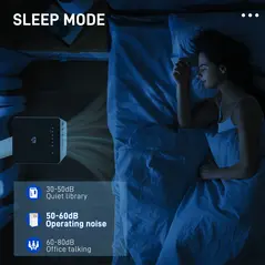 HOMCOM 7,000 BTU App-Controlled Mobile Air Conditioner, 15m² Radius - White - 6