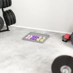 HOMCOM 6Kg Dumbbell Set, Fitness Weight Set for Men and Women, Home Gym Workout, Pink, Purple, Brown - 9