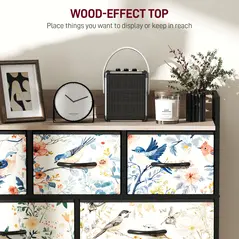 HOMCOM 7-Drawer Chest of Drawers - White - 5