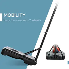 HOMCOM Adjustable Basketball Hoop and Stand, with Wheels and Weight Base Black - 6