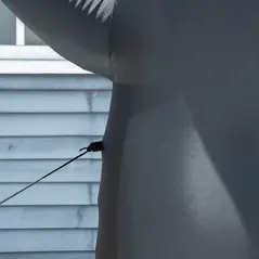 HOMCOM 8ft Inflatable Penguin & Christmas Banner Decoration Indoor Outdoor Weather-Resistant Shell Fun Cute - 8