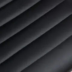 HOMCOM Armless Task Desk Chair, Swivel Office Chair with Faux Leather, Adjustable Seat Height, Chrome Base, Wheels for Home, Black - 8