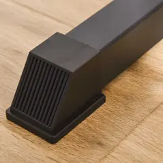 HOMCOM Barbell Rack, Width and Height Adjustable Dip Stand, Bench Press Rack for Home Gym Weight Lifting Fitness Workout, Max Load 150kg - 7