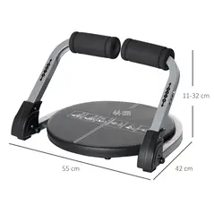HOMCOM Abs Trainer, Ab Crunch Machine, Foldable Abdominal Trainer, Core Fitness & Whole Body Exercise Equipment for Home Gym - 3