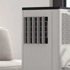 HOMCOM 9,000 BTU App-Controlled Mobile Air Conditioner, 20m² Radius - White - 9