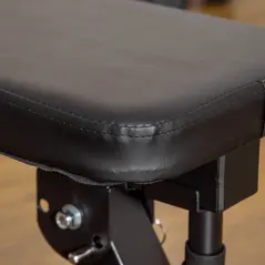 HOMCOM Adjustable Weight Bench, Foldable Bench, with Barbell Rack, Black - 9