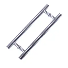 HOMCOM 90cm Modern Sliding Door Set Kit w/ Frosted Glass Door Aluminium Rail Opaque Home Decoration DIY Office Style - 9