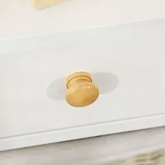 HOMCOM Bedside Table with Drawer and Bottom Shelf, Square Side End Table for Bedroom, Living Room, White, Set of 2 - 8