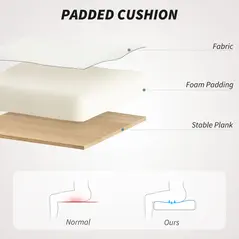 HOMCOM Breathable Mesh Office Chair, Ergonomic Swivel Computer Chair with Flip-up Armrests, Lumbar Back Support for Home/Office, White - 5