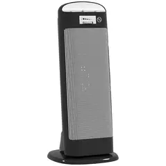 HOMCOM Ceramic Space Heater, 2000W Fan Electric Heater with 4 Modes, Adjustable Thermostat, 55° Oscillation, Tip-Over and Overheat Protection for Bedroom, Home Office, Black - 1