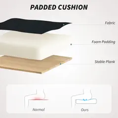 HOMCOM Breathable Mesh Office Chair, Ergonomic Swivel Computer Chair with Flip-up Armrests, Lumbar Back Support for Home/Office, Black - 5