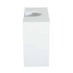 HOMCOM Bathroom Under Sink Storage Cabinet 2 Door Wooden Cupboard Vanity Units - 5