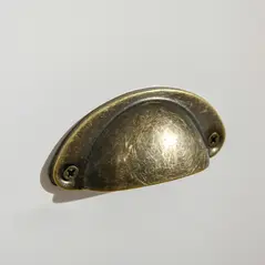 HOMCOM Bedside Table Set of 2 Chest of 3 Drawers Shabby Chic Nightstands with Metal Handle Sofa Side Table for Living Room, Bedroom,Grey and blue - 9