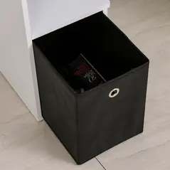 HOMCOM Computer Desk with Sliding Keyboard Tray Storage Drawer Shelf Home Office Workstation White - 9