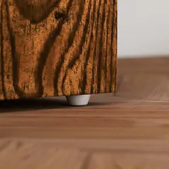 HOMCOM Computer Desk, Home Office Desk, Writing Table, PC Workstation with 3 Storage Shelves and 3 Drawers for Working, Study, 120 x 49 x 72 cm, Rustic Brown - 9