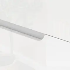 HOMCOM Chest of Four High Gloss Front Drawers - White - 8