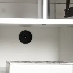 HOMCOM Computer Desk Office PC Table Workstation with Keyboard Tray, CPU Shelf, Drawers, Sliding Scanner Shelf, White - 9