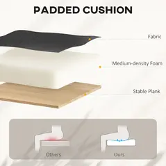 HOMCOM Draughtsman Chair, Mesh Drafting Chair, Ergonomic Office Chair with Flip-up Armrest, Adjustable Foot Ring, Black White - 8