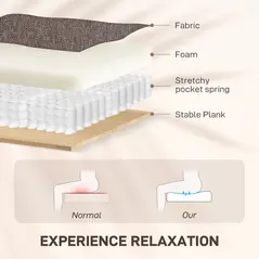 HOMCOM Electric Rise/Recline Armchair, with Reading Light - Brown - 6