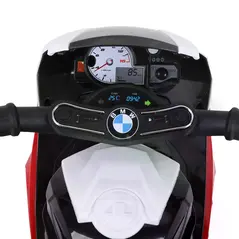 HOMCOM Electric Motorbike for Kids Ride on BMW Motorbike W/Headlights and Music, 6 V-Red - 7