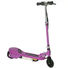 HOMCOM Foldable Electric Kids Scooter, Ride-on for Ages 7-14 Years, Purple - 1