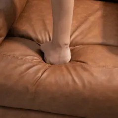 HOMCOM Faux Leather 70° Electric Riser Recliner Chair - Brown - 8